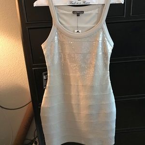 Sexy sequin Express dress